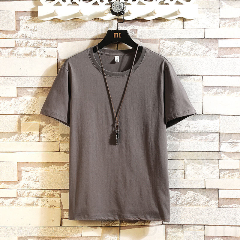 ポリエステル半袖シンプル一般一般夏ラウンドネックプルオーバーホワイトブラックグレープリント20~40代アルファベットTシャツ・POLOシャツ