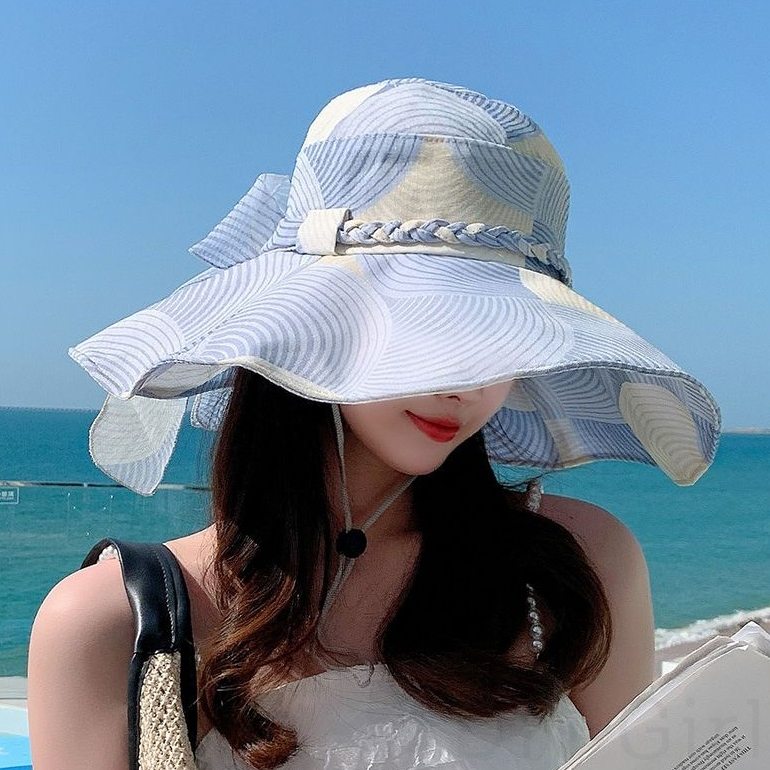 帽子韓国ファッション オシャレ 服リボン配色春 服レディース夏 服プリント