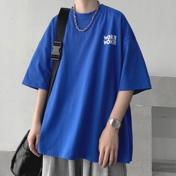 Tシャツ・POLOシャツアルファベットファッション半袖ラウンドネック韓国ファッション オシャレ 服プルオーバーポリエステルカジュアル夏 服プリント一般一般