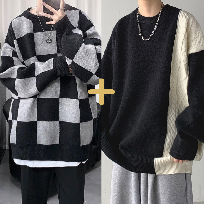 ブラック01セーター+ブラックセーター