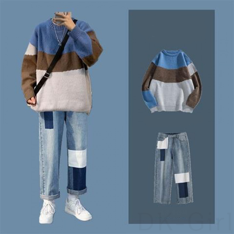 （2点セット）ブルーン/セーター+パンツ