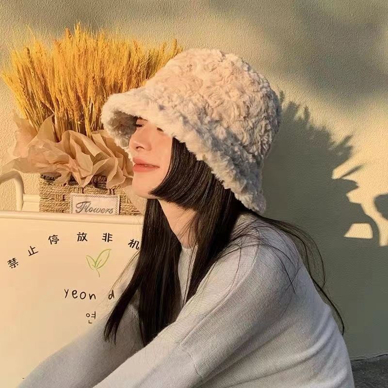 帽子 韓国ファッション オシャレ 服 秋冬 レディース なし 無地 スエード生地