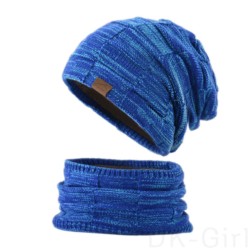 ブルー（帽子+ネックゲイター）