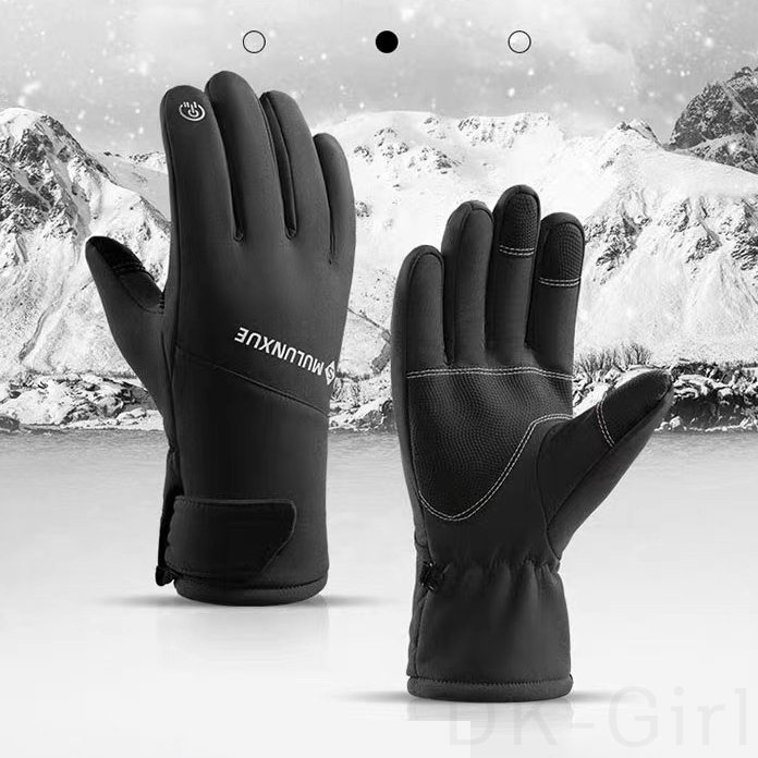 絶対欲しい メンズ 手袋 ファッション カジュアル 暖かい プリント 防風性 防水 タッチ スクリーン アウトドア 秋冬 手袋
