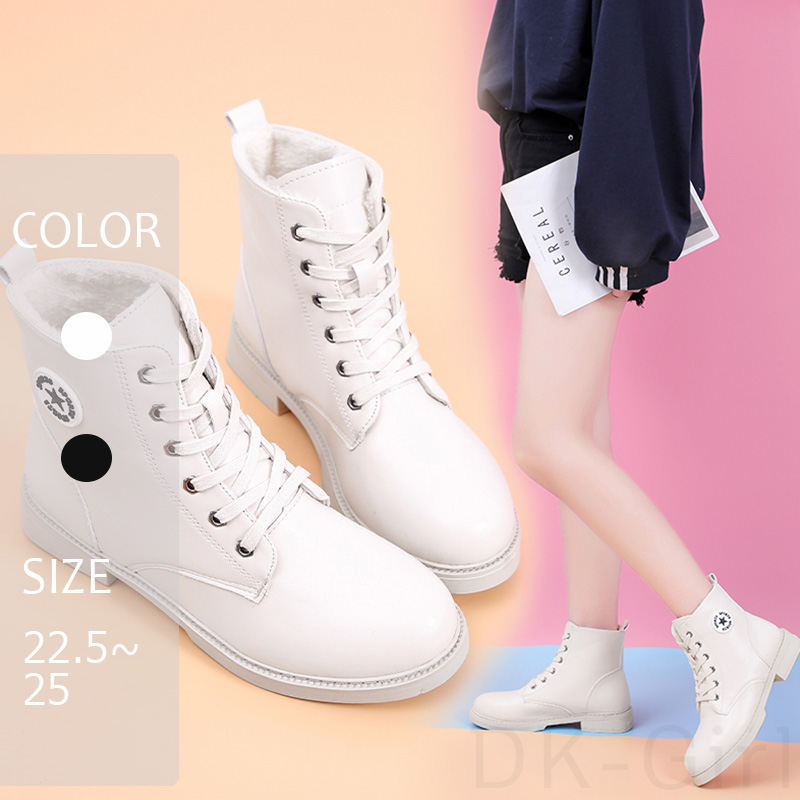 歩きやすい~春秋冬 暖かい 丸トゥ カジュアル ファッション シンプル ブーツ
