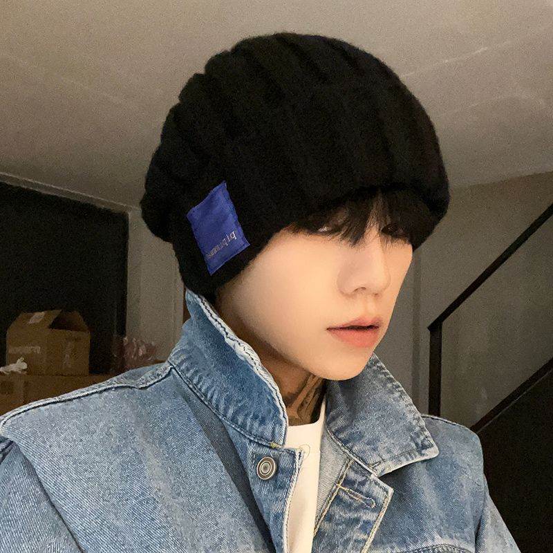 帽子 韓国ファッション オシャレ 服 ニット なし 配色